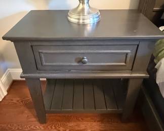 Transitional Style Painted Nightstand