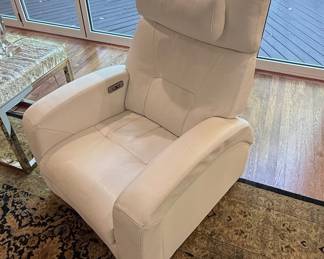 Modern Power Recliner with Adjustable Headrest