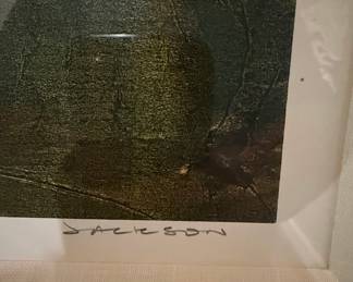 Jackson, Lento I, Abstract Mixed Media Print