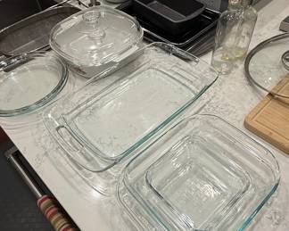 Pyrex Clear Glass Bakeware Collection