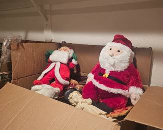 (2) Boxes of Christmas Decor $20