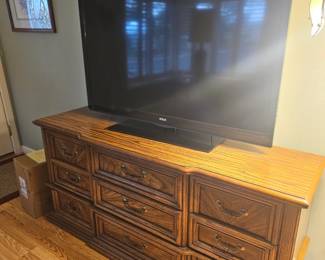 50" RCA TV 50.00 and 9 drawer dresser 50.00