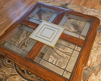 (3) piece coffee table set. 75.00