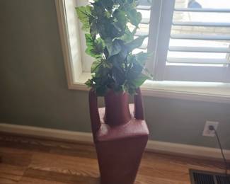 Vase with artificial plant 25.00
