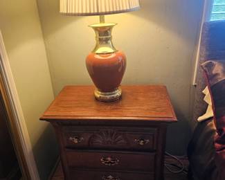 End tables 20.00 each, lamps 20.00 each