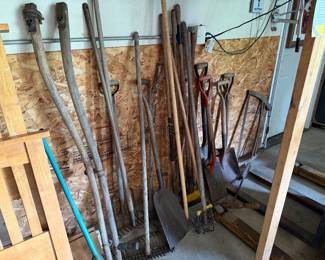 Misc Hand Tools ( Shovels, Rakes, Hoe’s etc)