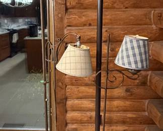 Assorted floor lamps