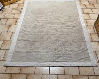 Canvas Rug approximately 4 1/2’ x9’
