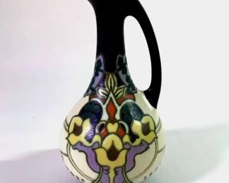 Royal Goedewaagen Iris Pottery Jug. Art Deco Style
