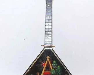 HandPainted RussianStyle Balalaika