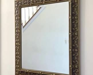 Large Mirror in GoldTone Frame