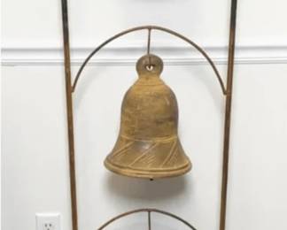 Rustic 3Tier Hanging Clay Mission Bell Tower