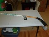 Autographed Seattle Thunderbird hockey stick