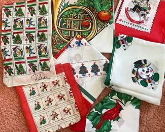 Vintage Christmas Scarves