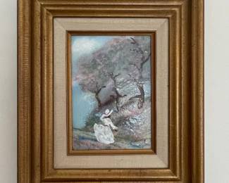 Jean Lucey Enamel on Copper Painting