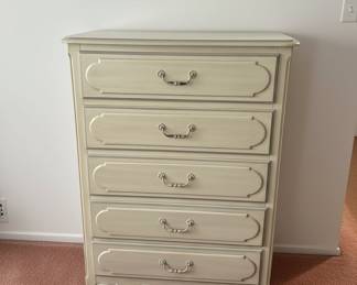 French Provincial Style Five-Drawer Chest