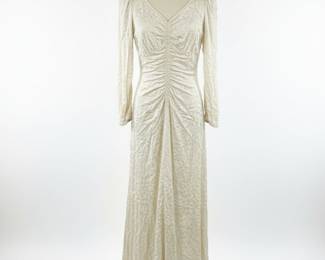 Vintage Satin Wedding Dress