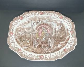 Vintage Johnson Brothers His Majesty Turkey Platter