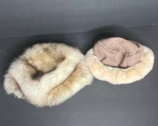 Vintage Lamb Fur Hats