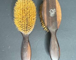 Vintage Wooden Hair Brushes