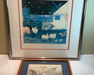 Lot 4: Signed Art Prints by Mike Smith and Elton Bennet