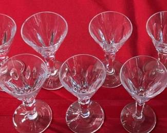 Lot 60: 7 Waterford Crystal Cordial Glassware
