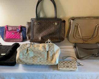Lot 78: Assorted QualityHandbags and Wallet