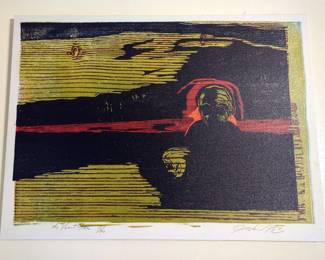 "The Vacant Sea" Artwork On Canvas Signed And Numbered 7/30, 26" x 35"
