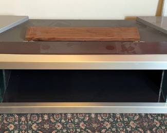 Mid Century Modern Low Profile Media Console, Approx 15”x 74.5”x22”