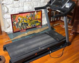 Nordic Track Treadmill, T6.5, 2.6Chp, Gaian Restore, Resistance Chords, Turns On