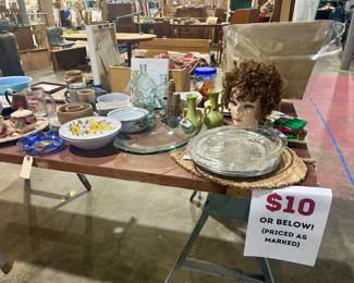 Sale table -- everything $10 and below!