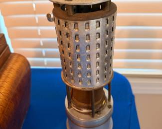Vintage Miner's Safety Lamp – Interesting vintage-style industrial safety lamp collectible.