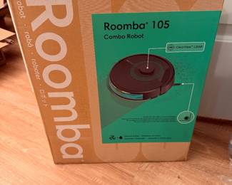 Roomba 105 Combo Robot Vacuum – Modern robotic floor-cleaning appliance.