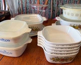 Spice of Life and Cornflower Corning Ware