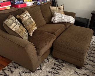 Comfy Sofa w/ Matching Ottoman