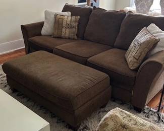 Comfy Sofa w/ Matching Ottoman