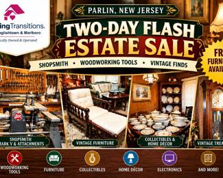 Extended Two-Day Flash Estate Sale in Parlin – ShopSmith, Woodworking Tools & All Furniture Free!, photo 1 of 40