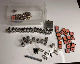 Lot 582: Lot of Assorted HP 8492A, Weinschel, Maury Microwave, Mini-Circuits RF Components