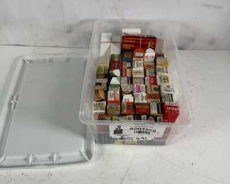 Lot 691: Lot of Assorted 12AT7, ECC81, 12AT7WC Tubes - Mullard, Amperex, Philips ECG