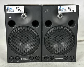 Lot 58: Pair of Yamaha MSP3 Powered Monitor Speakers