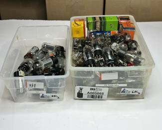 Lot 651: Lot of Assorted 6L6GC, 76, R Tubes - RCA, Silvertone, General Electric