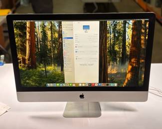Lot 62: Apple iMac Retina 5K 27-inch / Core i9 3.6GHz 10-Core / 128GB RAM / 4TB SSD 2020