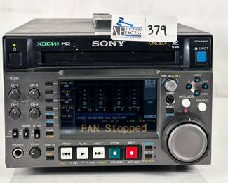Lot 379: Sony PDW-F1600 XDCAM HD422 Professional Disk Recorder Deck