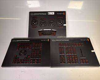 Lot 98: Blackmagic DaVinci Resolve Advanced Panel Keycaps Complete Set (Search Dial Panel, T-Bar Panel, Trackball Panel)