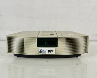 Lot 140: Bose Wave Radio AWR1-1W AM/FM Clock Radio Bluetooth