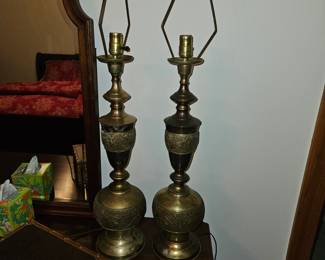 Turkish Brass Lamps
