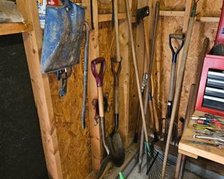 Various yard tools