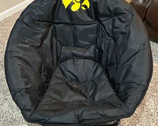 University of Iowa Hawkeyes Folding Saucer Chair