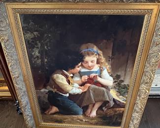 Oil Painting Reproduction of Emile Muniers A Special Moment