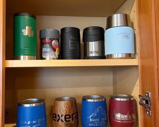 Collection of Assorted Insulated Drinkware and Can Coolers